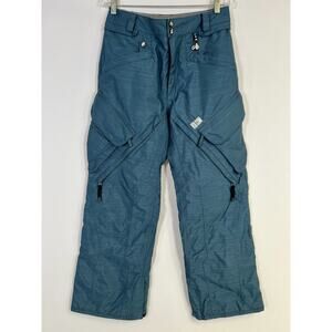 Volcom Nimbus Snowboard Ski Pants Blue Straight Women's Size S